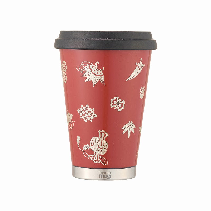 【漆】蒔絵 モバイルタンブラー ミニ｜URUSHI MAKIE MOBILE TUMBLER MINI（宝尽くし 朱）
