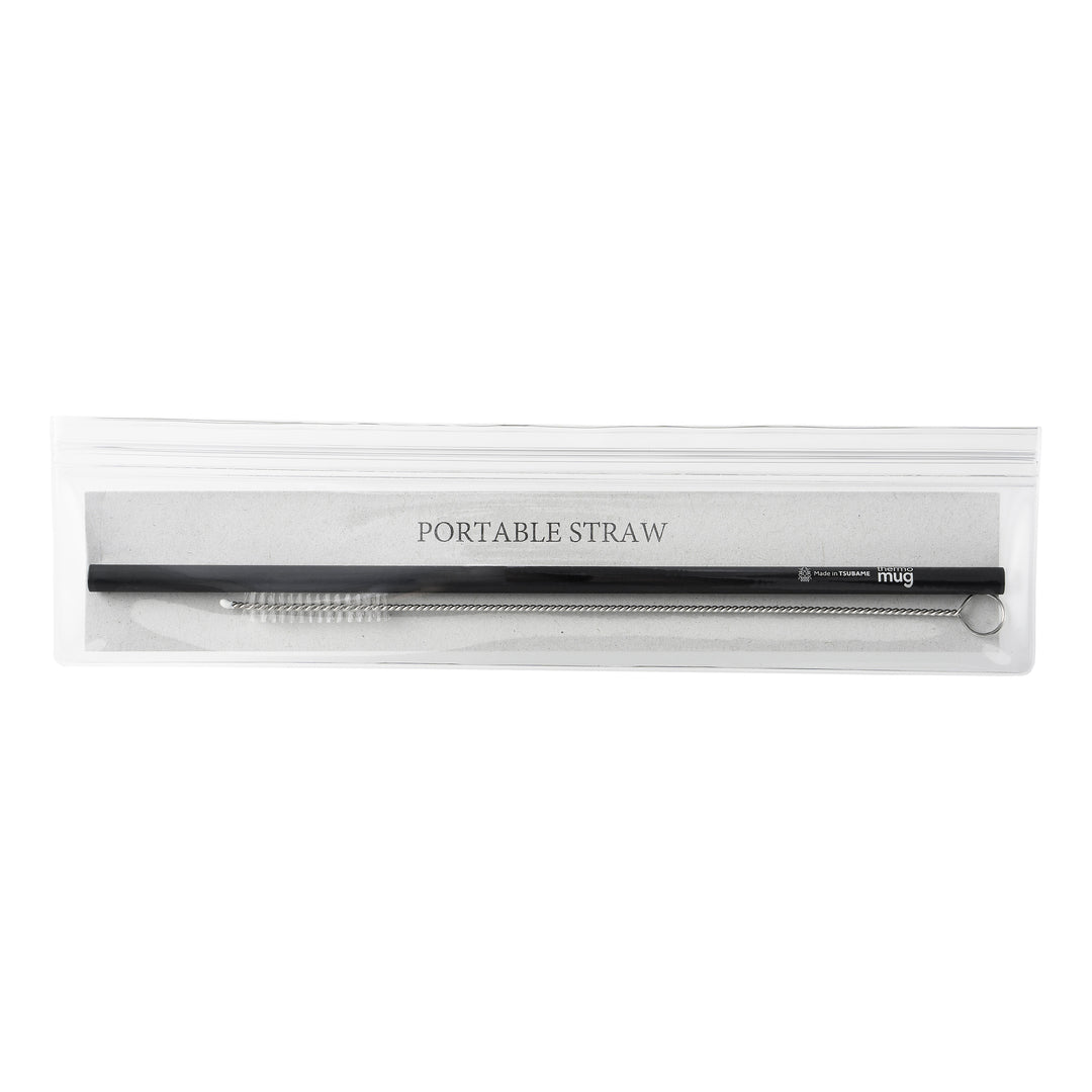 【燕】ポータブルストロー｜TSUBAME PORTABLE STRAW（BLACK）